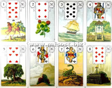 Оракул Ленорман Голубая Сова Премиум (Lenormand Blue Owl Premium Edition)